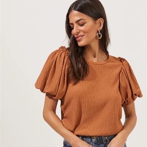 Bubble Sleeve Top